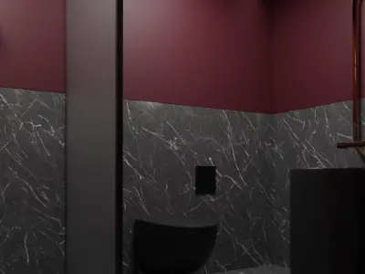 MODERN BATHROOM INTERIOR  3D model