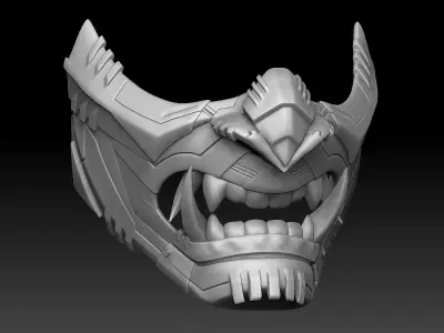 Cyber Punk Mask 3D print model