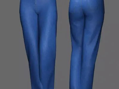 MS 3-in-1 Female Pants - G8F and G9 3D model