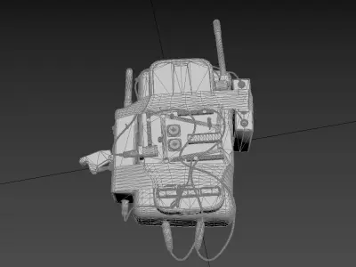 Time bomb Low-poly 3D model get