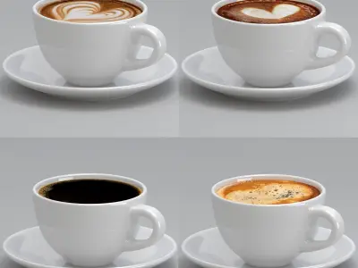 Coffee Mug Sat 3 3D model