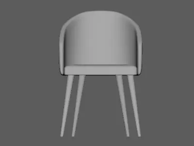 chair 3D model 11
