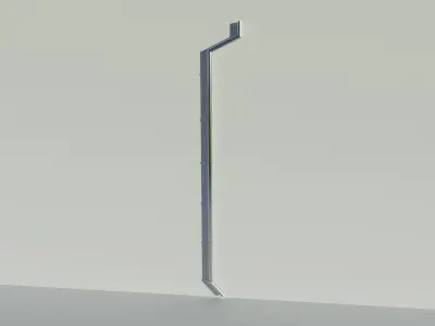 Drain pipe Low-poly 3D model