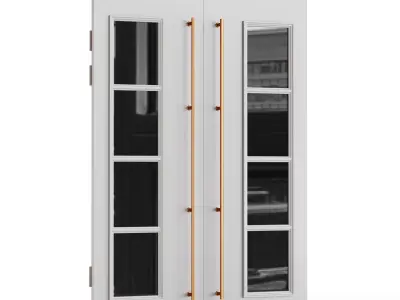 Modern entrance door03 3D model