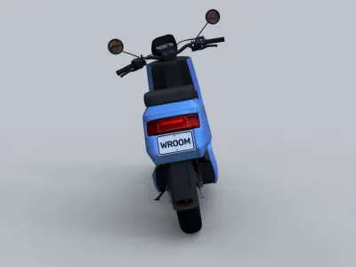 Street moped scooter NIU NQI 3D Model  3D model