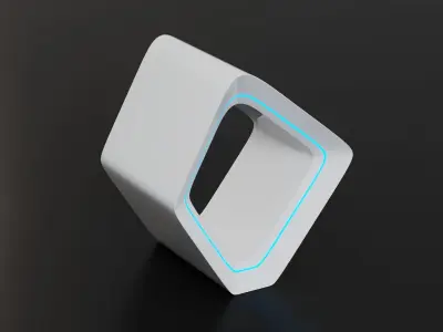 Touch Screen Monitor for public space - perfect for showroom Free 3D model