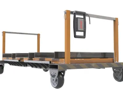 Scifi Trolly 3D model