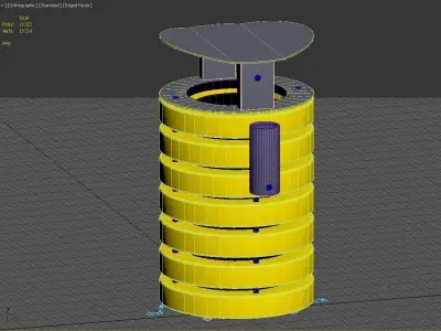 Street urn zm0116 3D model