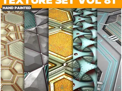 Scifi Vol 81 -  Game PBR Textures Texture