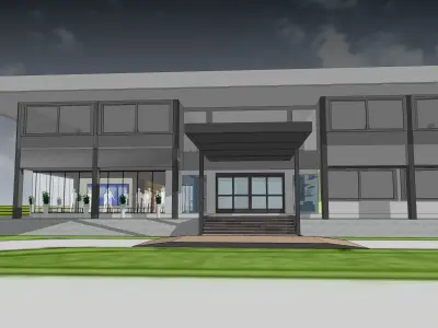 Renovation the old office 3D model