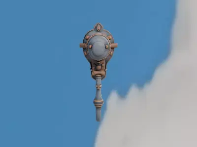 Crescent Claw Utility Hook 3D print model