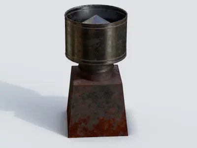 Roof Vent 19 Low-poly 3D model