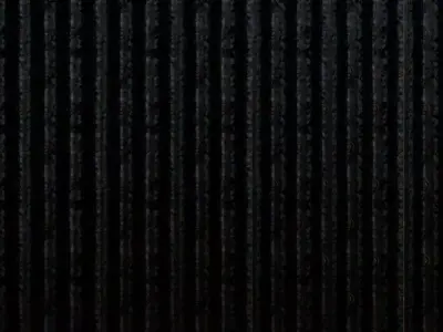 Dark Corrugated Metal Panel with Bolts PBR SEAMLESS Texture