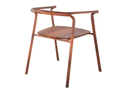 Splinter Chair Low-poly 3D model