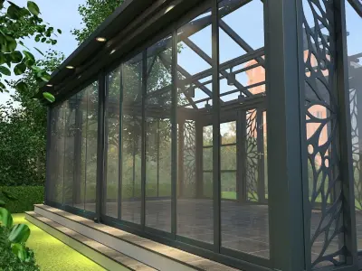 greenhouse conservatory 3D model