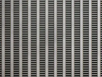 Rusted Metal Slat Grid Plate Texture PBR Seamless Texture