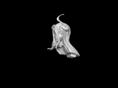 Albedo the overseer - Overlord anime version fanart 3D print model