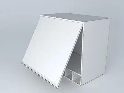 modulo paneleiro kitchen with mini wine cella Free 3D model