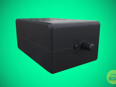 Amazon UPS - Uninterruptible Power Supply Low-poly 3D model