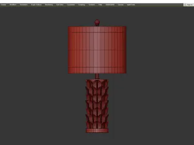 Diaz Table Lamp Set of 2 Low-poly 3D model