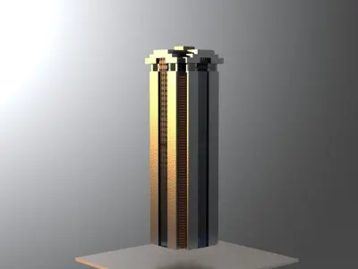 Times Tower Nairobi City 3D Model Kenya 3D model