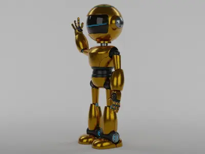 Robot 3D model 30