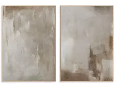 Abstract Painting Frame set 3D model 428