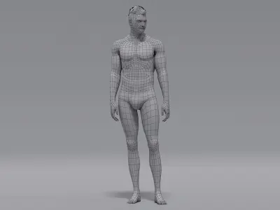  Male Diver Springboard Animated HQ Standard Edition 