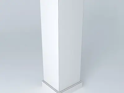Standing lightbox Free 3D model