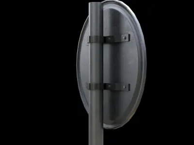 Compulsory ahead Low-poly 3D model