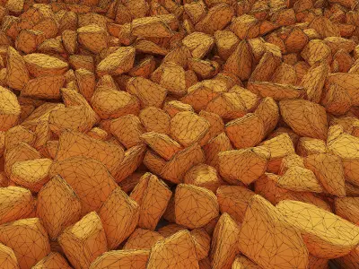 Stone wite chip 3D model