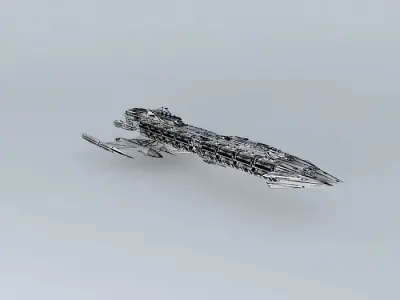 The Balaenoptra Class Tanker-Refinery TR322 3D model