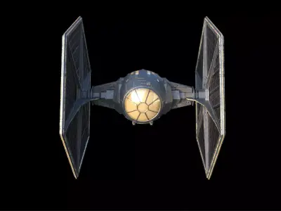 star wars tie fighter 3D model