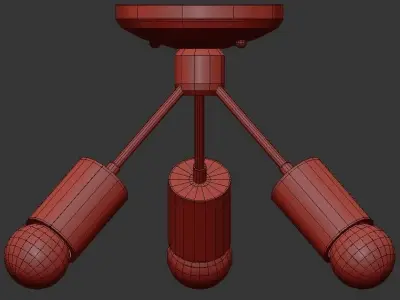 Semi Flush 3D model