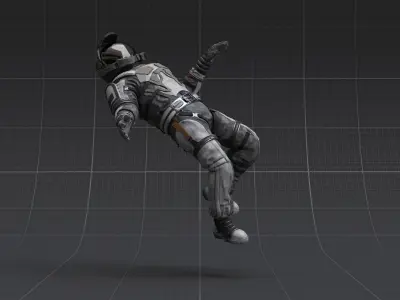 V2 ASTRONAUT SUIT Low-poly 3D model buy