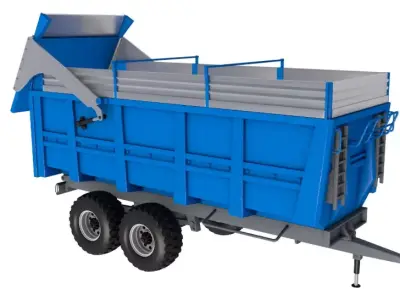 Dump Trailer 3D model