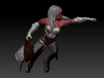 Deadly Red 3D print model