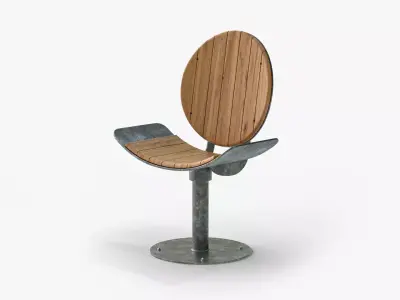 TORD BOONTJE ROTATING SEAT AND COLLECTION 3D model
