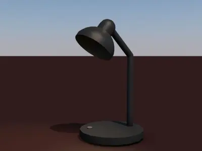Modern office lamp 3D model
