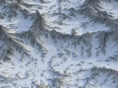 Landscape 84 Low-poly 3D model