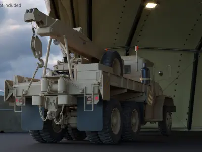  Heavy Wrecker Crane Beige Used 