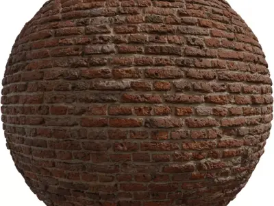 Antique Handmade Brick Wall PBR Texture  Texture