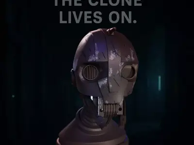 SM-33 Bust Skeleton Crew Star wars  3D DIGITAL DOWNLOAD 3D print model