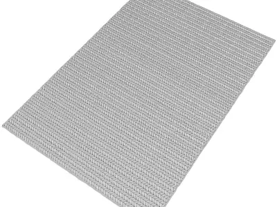 Carpet rubber floor mats 3D model