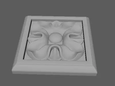 rosette flower 3D model 24