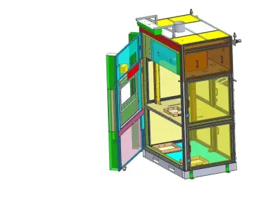  automatic opening door 3D model
