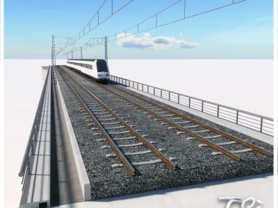 RAILWAY VIADUCT 3D model