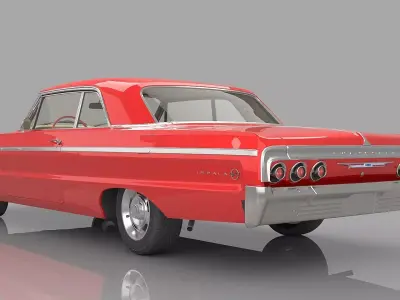 1964 Chevrolet Impala SS 409 3D model