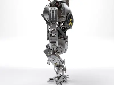 Cain Robocop 2 movie 1990 3D model