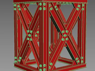 Modular Trellis A00 3dprint 3D print model